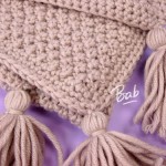 photo tricot modele tricot couverture bébé facile 17