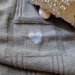 photo tricot modele tricot couverture bébé facile 2