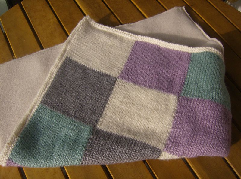 tricoter couverture bebe facile