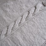 photo tricot modele tricot couverture torsade 14