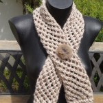 photo tricot modele tricot echarpe spirale 13