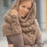 photo tricot modele tricot echarpe tube 4