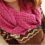 photo tricot modele tricot echarpe tube 5