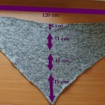 photo tricot modele tricot facile chale 2