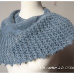 photo tricot modele tricot facile chale 9