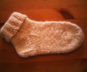 photo tricot modele tricot facile chaussette 18