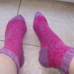 photo tricot modele tricot facile chaussette 8