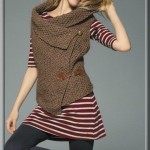 photo tricot modele tricot gilet sans manche 13