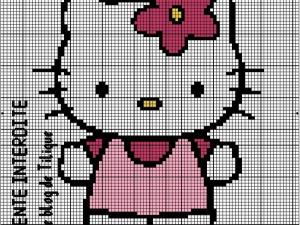 photo tricot modele tricot hello kitty pull 18