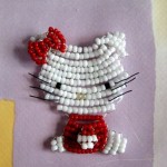 photo tricot modele tricot hello kitty rocaille 2