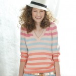 photo tricot modele tricot pull col v femme 2