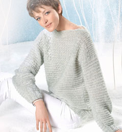 modele de pull a tricoter gratuit fille