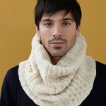 photo tricot modele tricot snood long 9