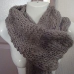 photo tricot modele tricoter facile une écharpe 5