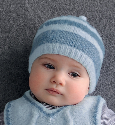 modele tricot bebe bonnet