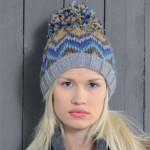 photo tricot modèle tricot bonnet homme avec pompon 8