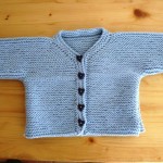 photo tricot modèle tricot bébé top down 12