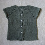 photo tricot modèle tricot bébé top down 4