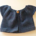 photo tricot modèle tricot bébé top down 6