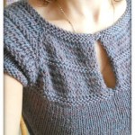photo tricot modèle tricot bébé top down 9