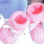 photo tricot modèle tricot chausson bébé gratuit 10