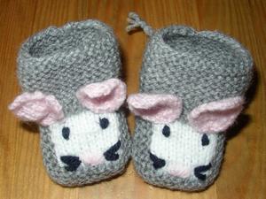 chaussons tricot modeles gratuits