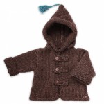 photo tricot modèle tricot gilet capuche bébé 3