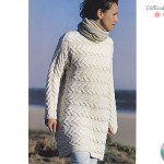 photo tricot modèle tricot gilet grosse laine 14