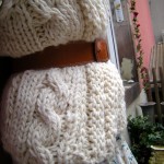 photo tricot modèle tricot gilet grosse laine