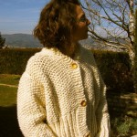 photo tricot modèle tricot gilet grosse laine 16