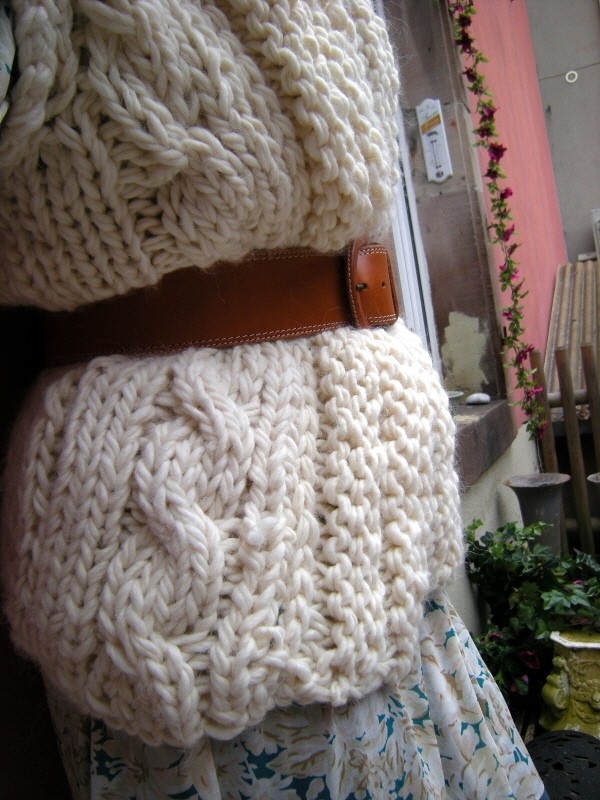 tricot grosse laine