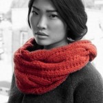 photo tricot modèle tricot gratuit snood 3