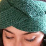 photo tricot modèle tricot headband 2