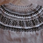 photo tricot modèle tricot jacquard norvégien 13