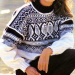 photo tricot modèle tricot jacquard norvégien 4