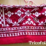 photo tricot modèle tricot jacquard norvégien 6