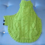 photo tricot modèle tricot manteau pour chien 8