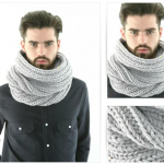 photo tricot modèle tricot snood pour homme