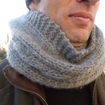 photo tricot modèle tricot snood pour homme 17