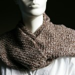 photo tricot modèle tricot écharpe ajourée 17