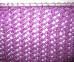 photo tricot modèle tricot écharpe ajourée 18