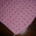 photo tricot modèle tricoter bébé une couverture 13
