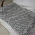 photo tricot modèle tricoter bébé une couverture