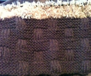 photo tricot modèle tricoter bébé une couverture 18