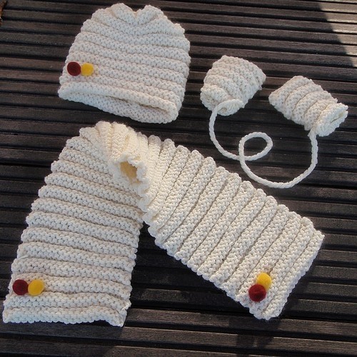 photo tricot modèle tricoter debutant une echarpe 8