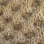 photo tricot modèle tricoter nid d abeille le point