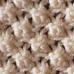 photo tricot modèle tricoter nid d abeille le point 17