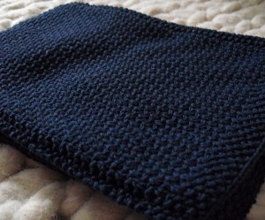 photo tricot modèle tricoter point de riz une écharpe 18