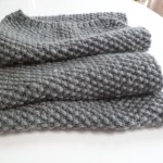 photo tricot modèle tricoter point de riz une écharpe 9