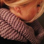 photo tricot modèle tricoter tour de cou circulaires 15